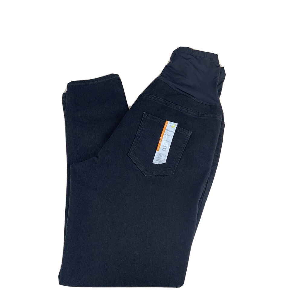 Time‎ and Tru Maternity Jeans Women's Size M (8-10) Comfort Belly Band New